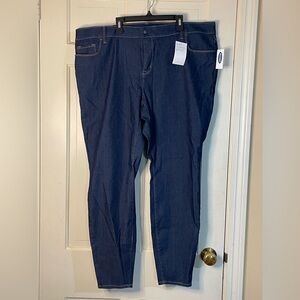 Old Navy Women's Mid-Rise Super Skinny Jeans Dark Wash Size 22 Plus NWT